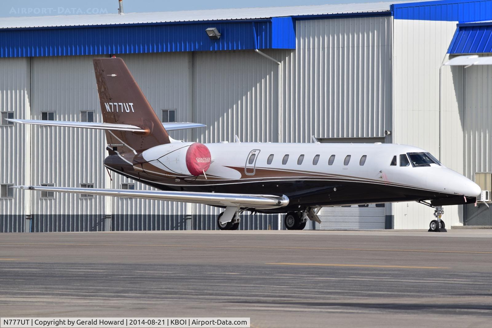 N777UT, 2005 Cessna 680 Citation Sovereign C/N 680-0048, Parked on the north GA ramp.