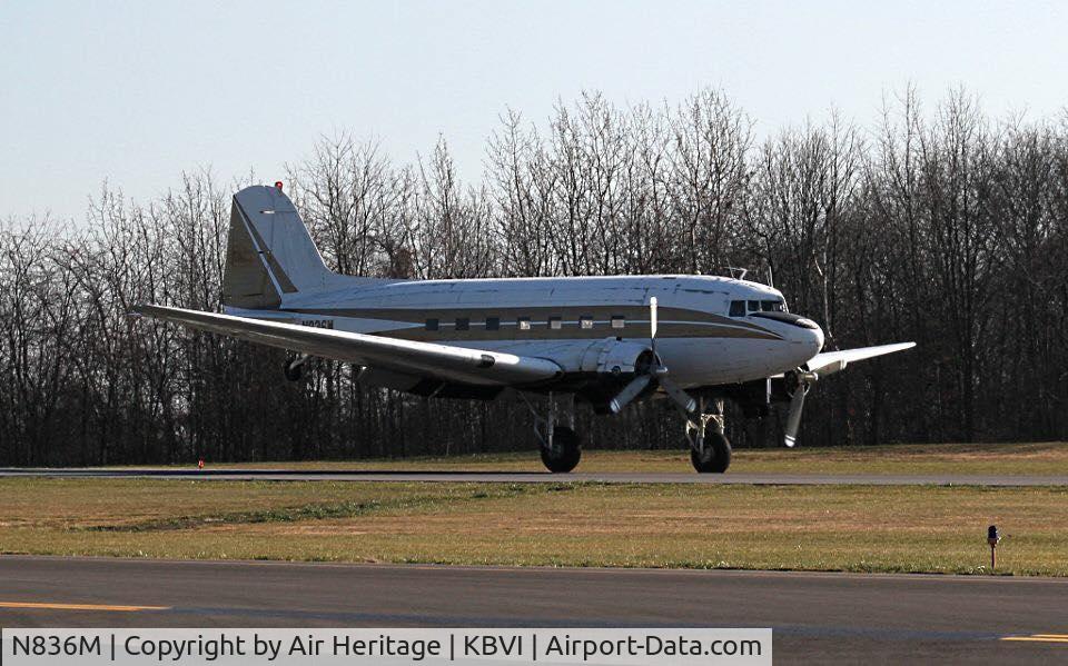 N836M, 1943 Douglas C-47B Skytrain C/N 25977, Acquired by Air Heritage Museum, Beaver Falls, PA.  Restoration started to return 'Luck of the Irish' to her previous 1944 WWII glory.  Estimate return to the sky summer 2018...  Museum open to the public Mon-Sat.