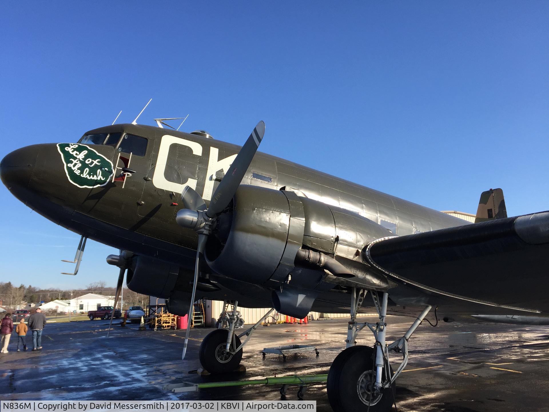 N836M, 1943 Douglas C-47B Skytrain C/N 25977, Luck of the Irish