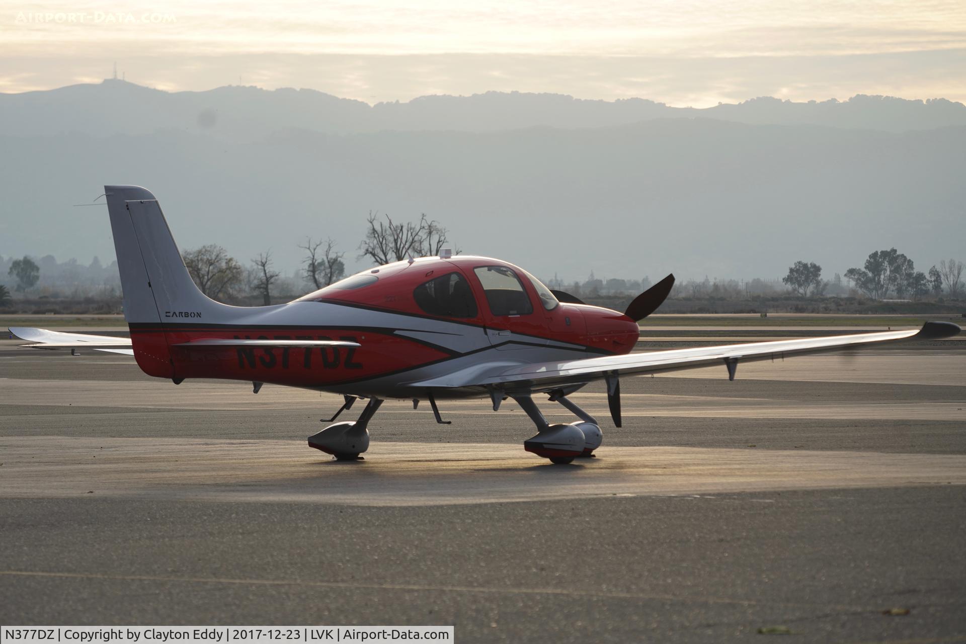 N377DZ, 2017 Cirrus SR22T C/N 1636, Livermore Airport California 2017.