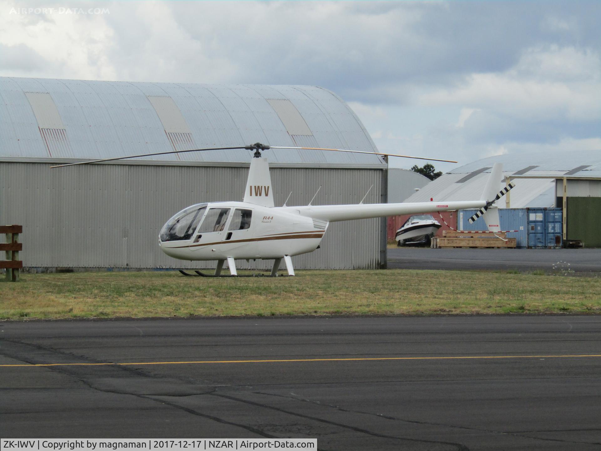 ZK-IWV, Robinson R44  Raven C/N 0184, at AMZ