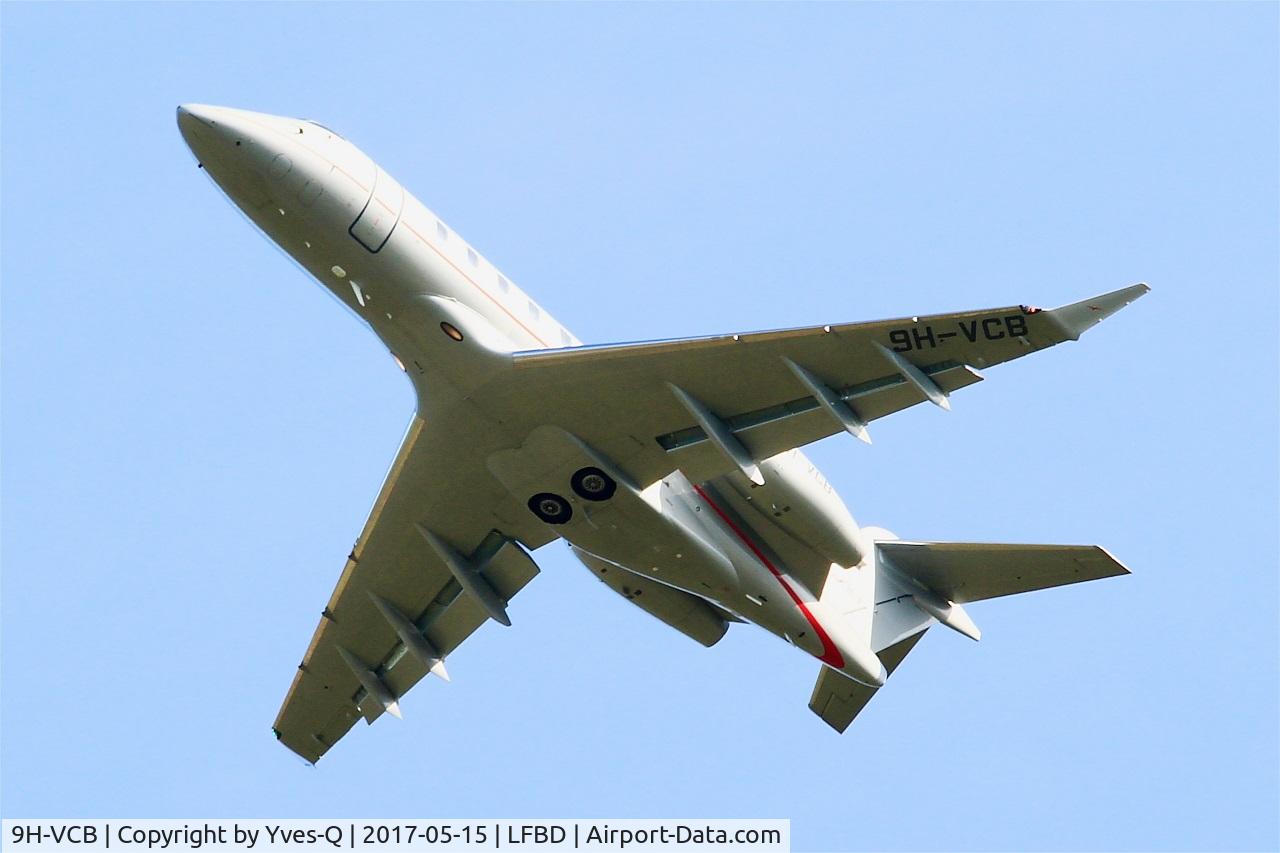 9H-VCB, 2014 Bombardier Challenger 300 (BD-100-1A10) C/N 20514, Bombardier Challenger 300, Take off rwy 23, Bordeaux-Mérignac airport (LFBD-BOD)