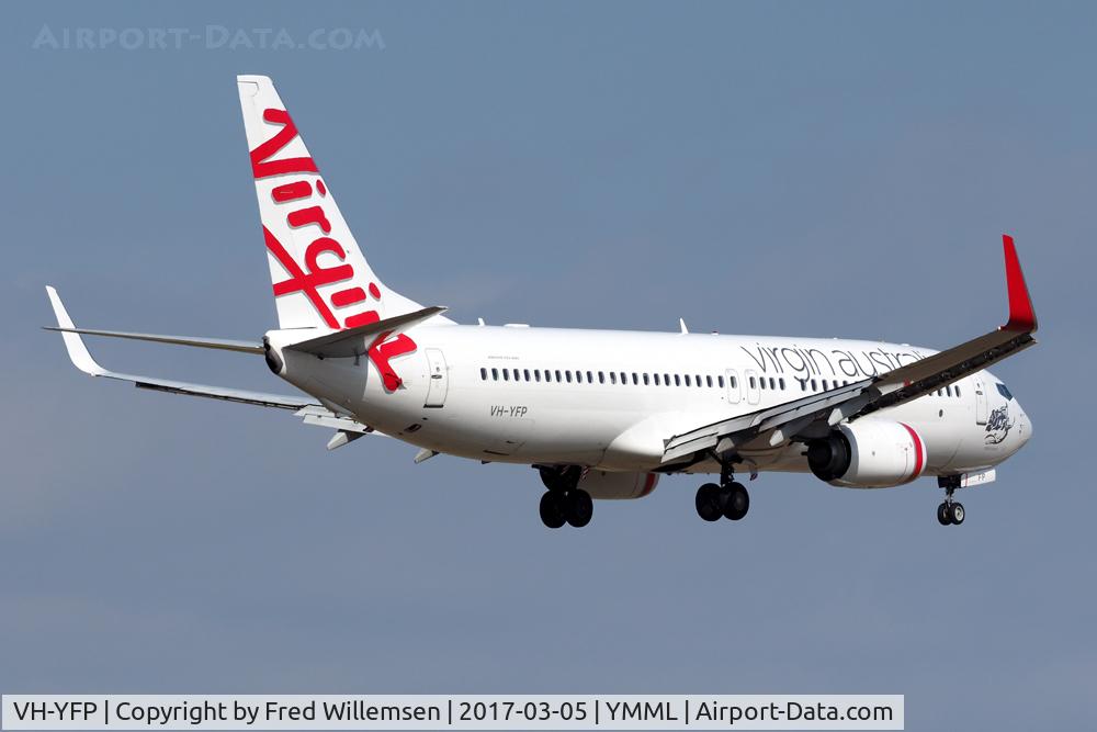 VH-YFP, 2013 Boeing 737-8FE C/N 41011, Virgin Australia