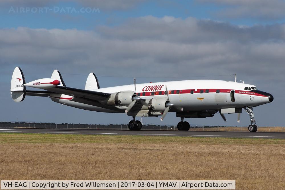 VH-EAG, 1955 Lockheed L-1049F Super Constellation C/N 4176, 