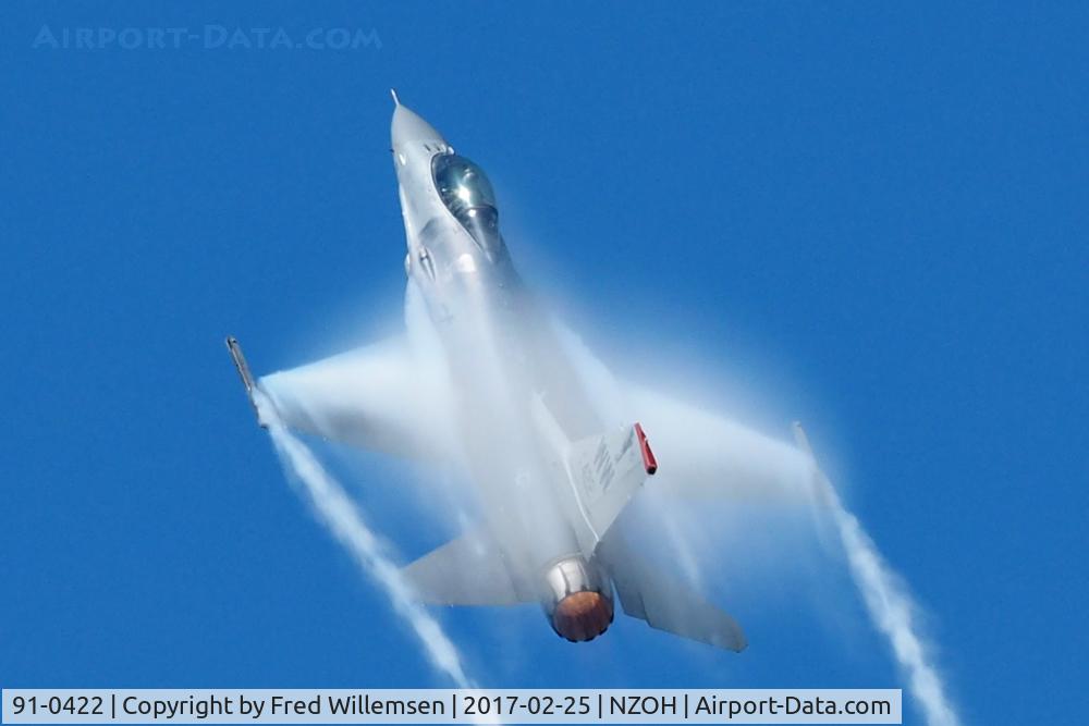 91-0422, 1991 General Dynamics F-16CM Fighting Falcon C/N CC-120, 13FS WW