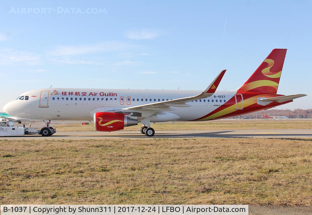 B-1037, 2017 Airbus A320-214 C/N 8035, Trackted from paintshop for his final tests to Airbus...