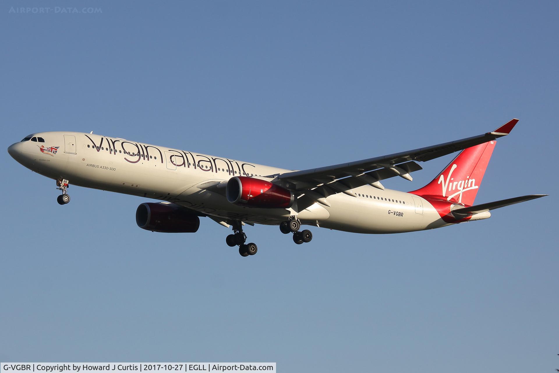 G-VGBR, 2012 Airbus A330-343X C/N 1329, On approach.