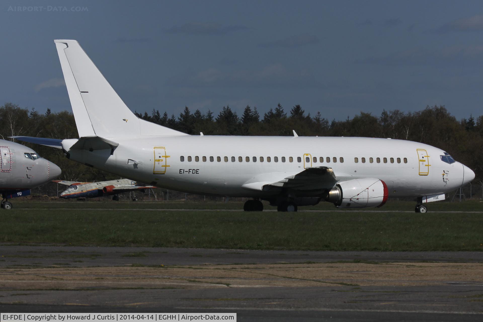 EI-FDE, 1996 Boeing 737-505 C/N 25794, In temporary store.
