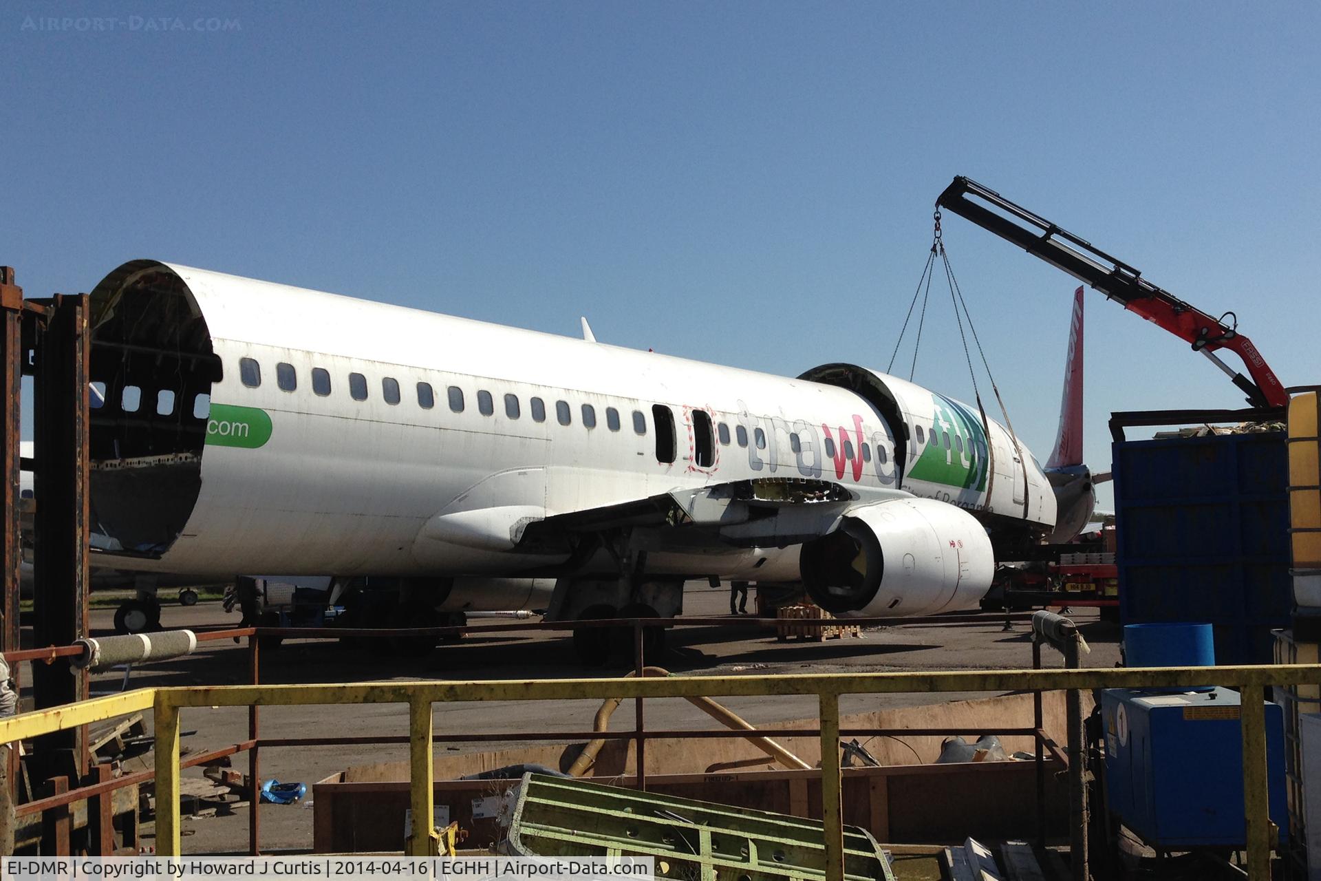 EI-DMR, 1992 Boeing 737-436 C/N 25851, Having the nose removed