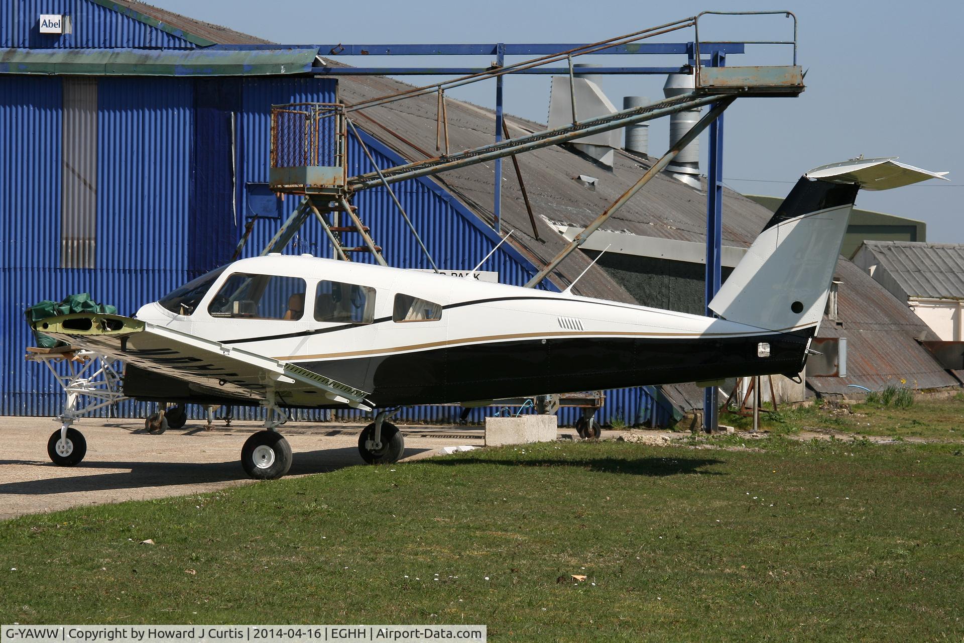 G-YAWW, 1979 Piper PA-28RT-201T Turbo Arrow IV C/N 28R-8031024, Undergoing a repaint.