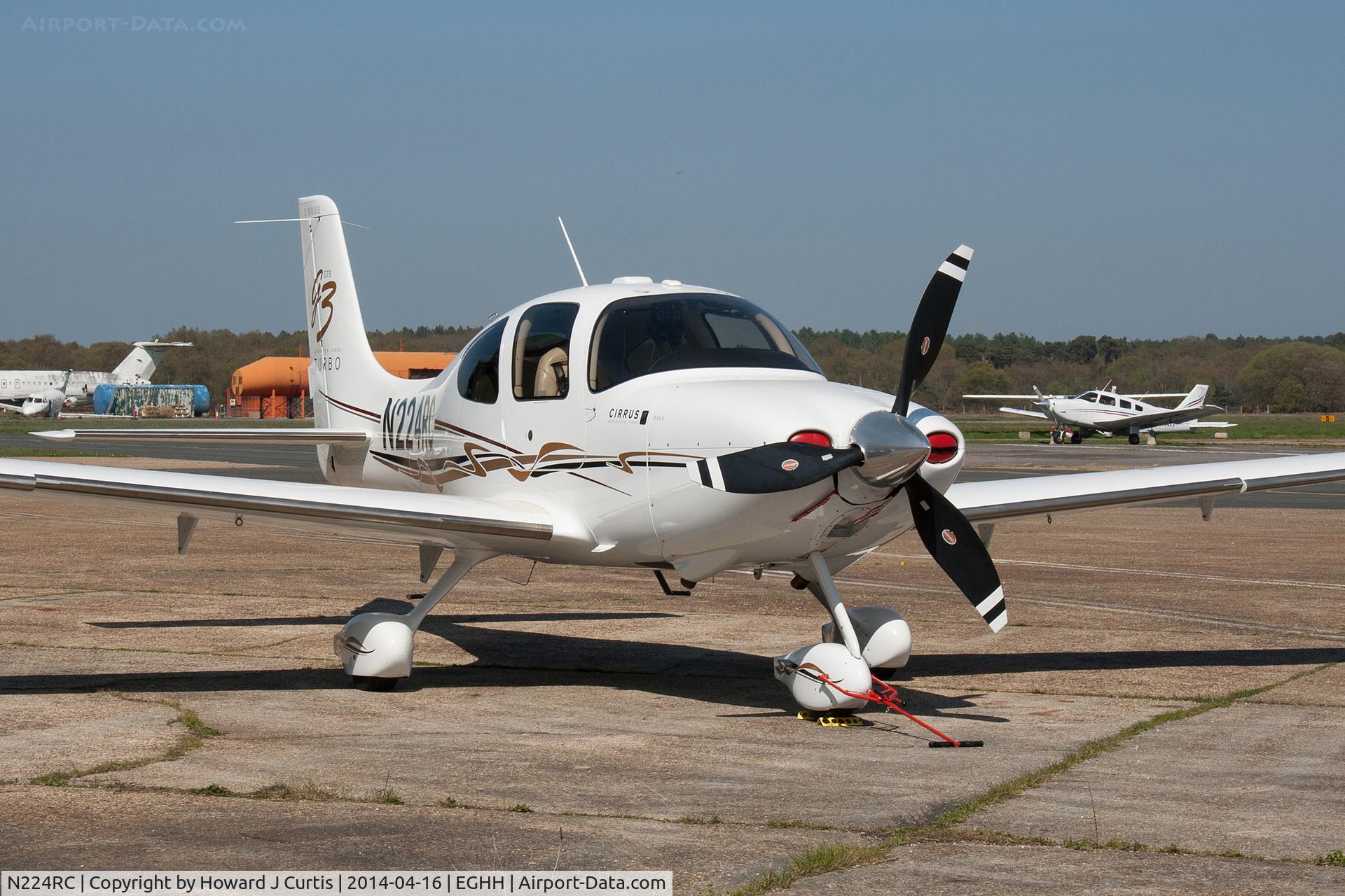 N224RC, Cirrus SR22 G3 GTS Turbo C/N 2919, Privately owned