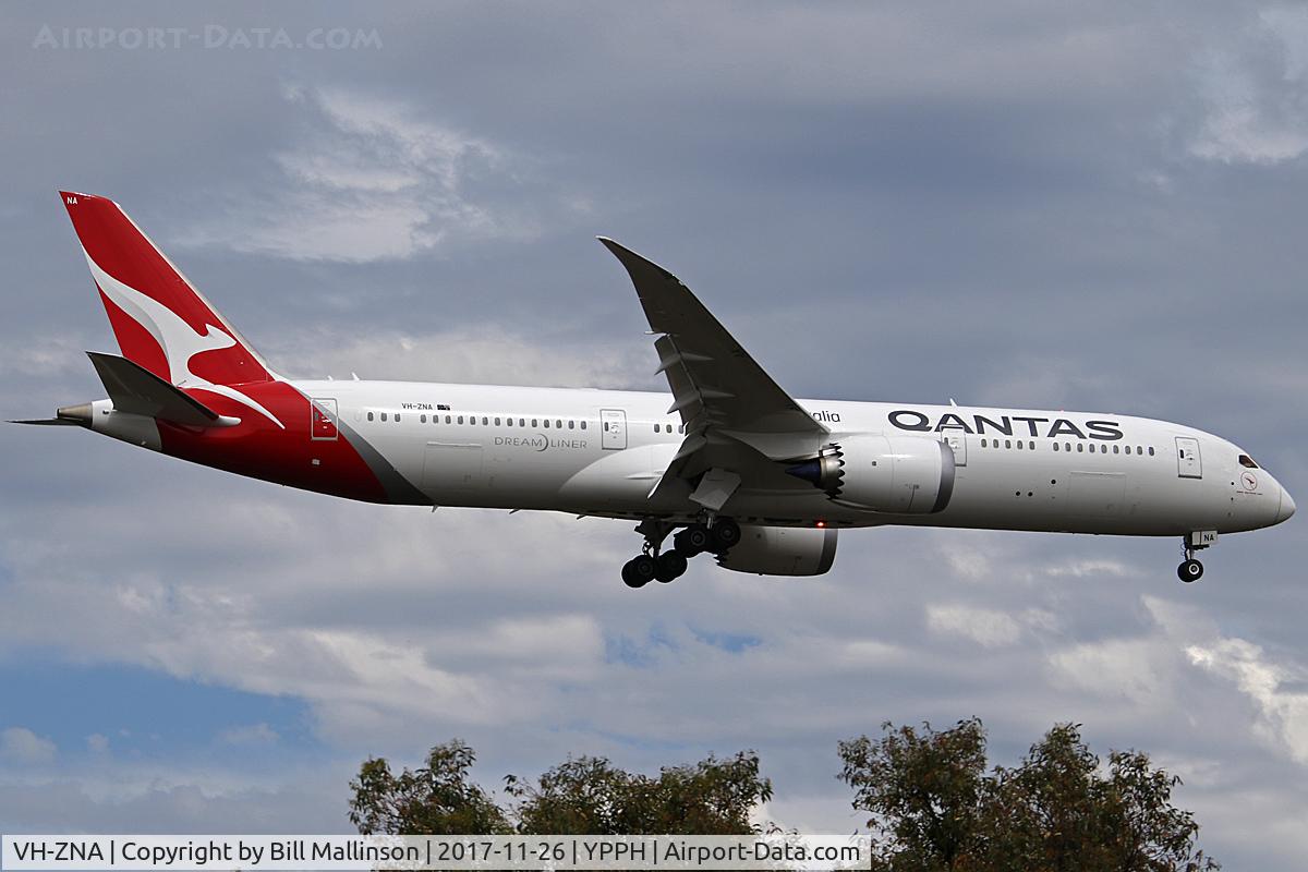 VH-ZNA, 2017 Boeing 787-9 Dreamliner C/N 39038, their 1st 787