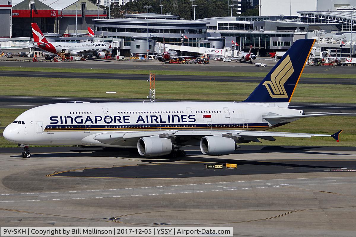 9V-SKH, 2008 Airbus A380-841 C/N 021, taxiing