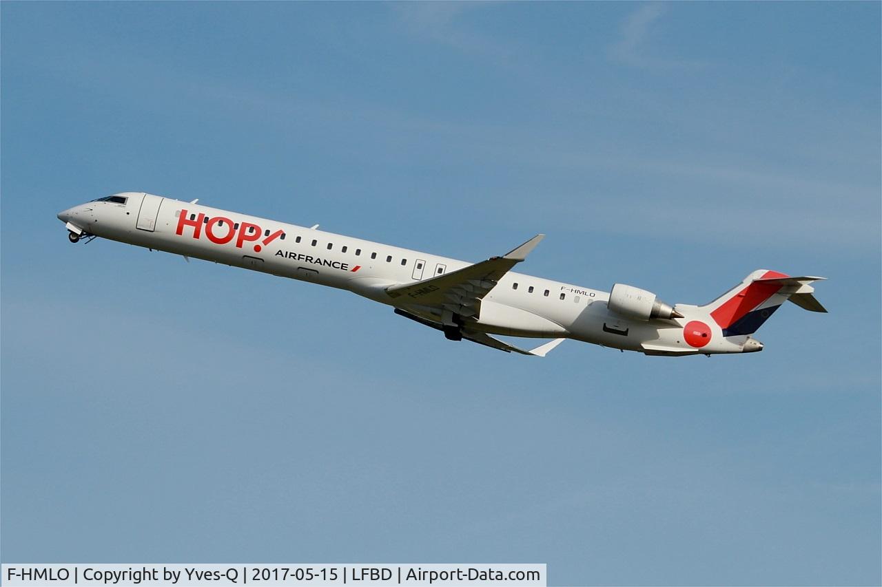 F-HMLO, 2015 Bombardier CRJ-1000EL NG (CL-600-2E25) C/N 19041, Canadair CRJ-1000EL NG, Take off rwy 23, Bordeaux-Mérignac airport (LFBD-BOD)