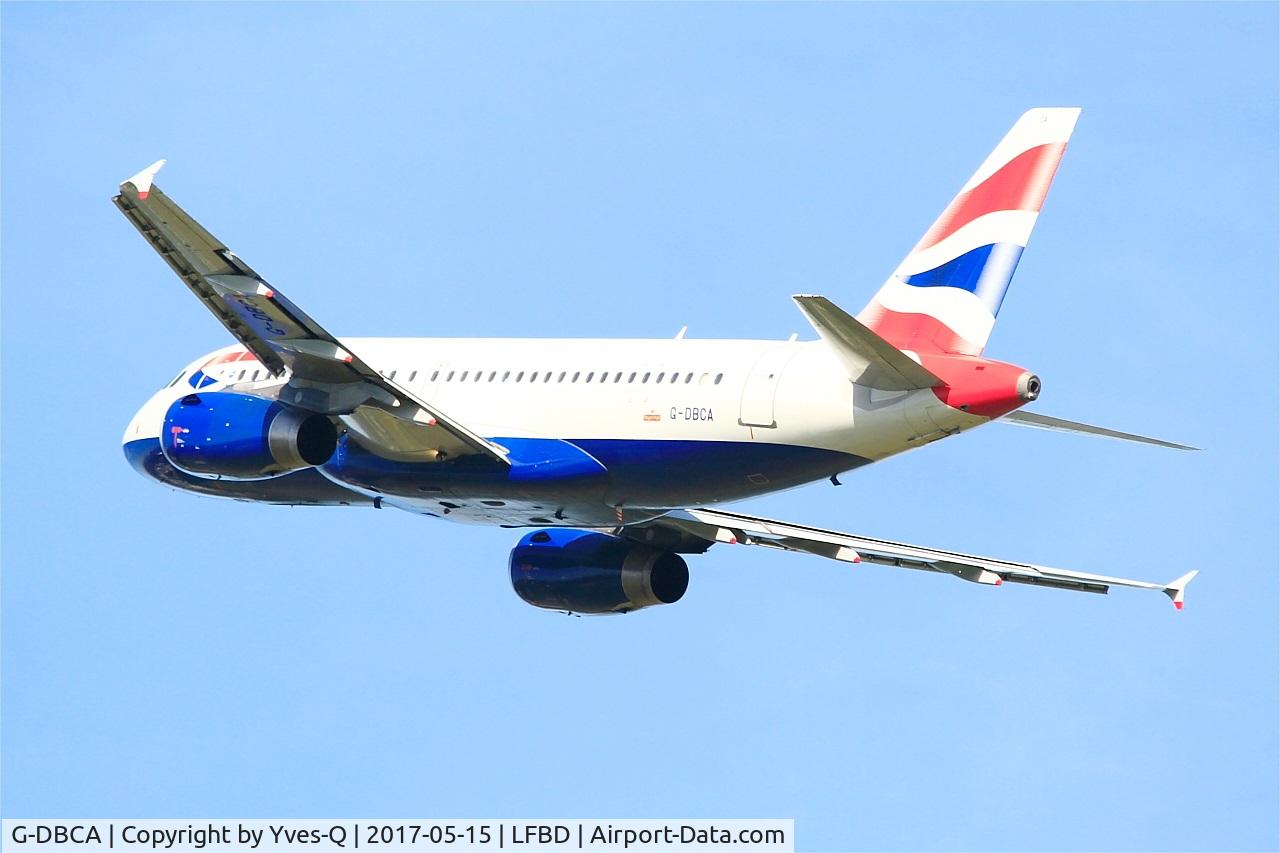 G-DBCA, 2004 Airbus A319-131 C/N 2098, Airbus A319-131, Take off rwy 23, Bordeaux-Mérignac airport (LFBD-BOD)