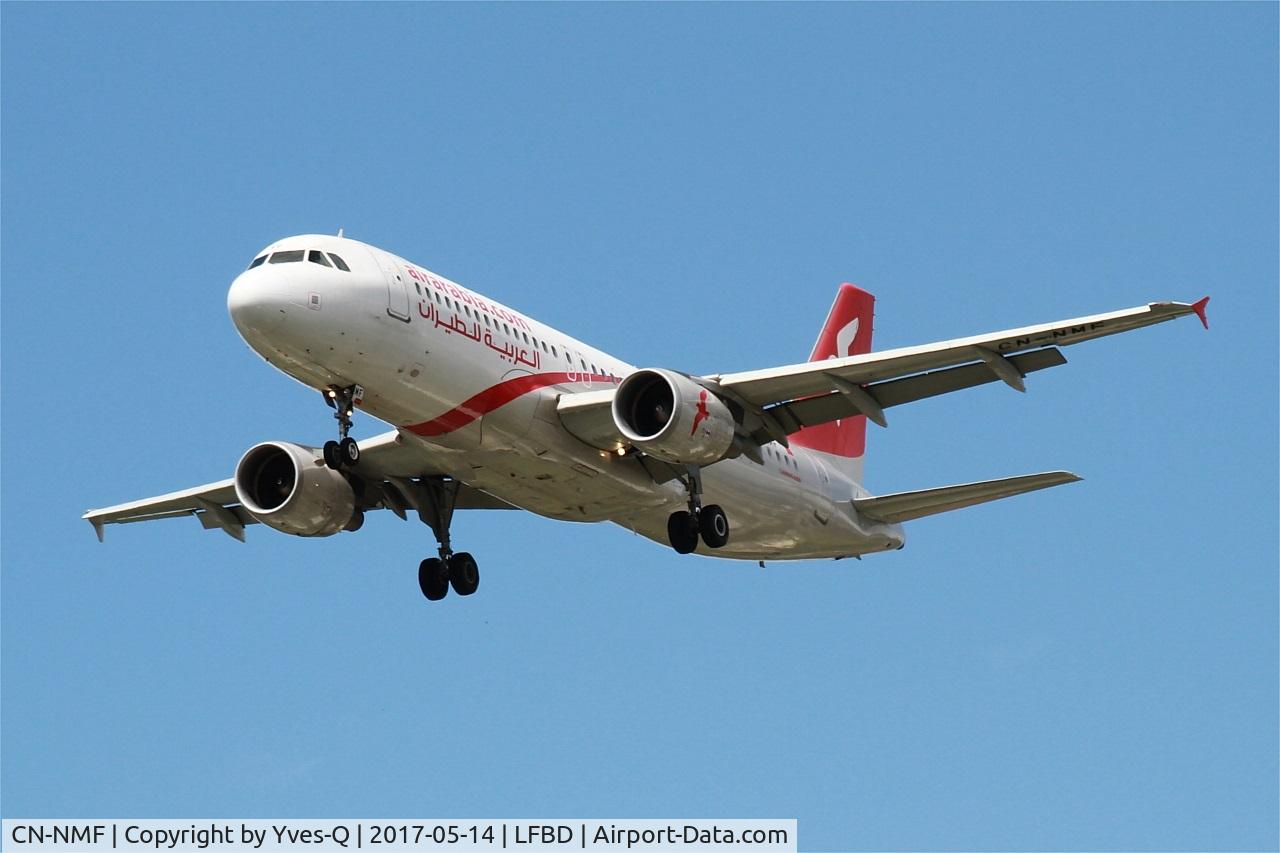 CN-NMF, 2010 Airbus A320-214 C/N 4539, Airbus A320-214, Short approach rwy 23, Bordeaux-Mérignac airport (LFBD-BOD)