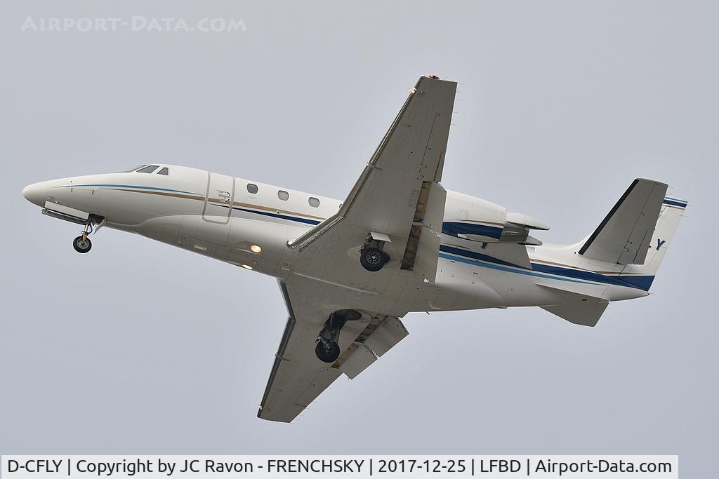 D-CFLY, 2009 Cessna 560 Citation XLS+ C/N 560-6014, Air Hamburg landing runway 23