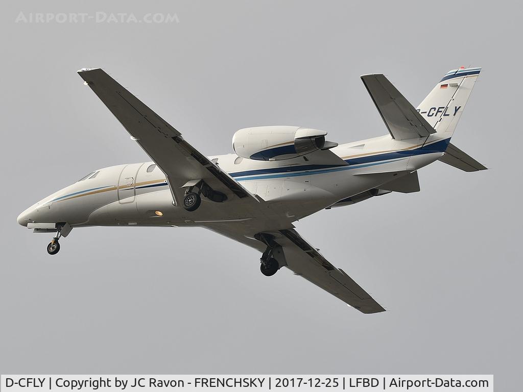 D-CFLY, 2009 Cessna 560 Citation XLS+ C/N 560-6014, Air Hamburg landing runway 23