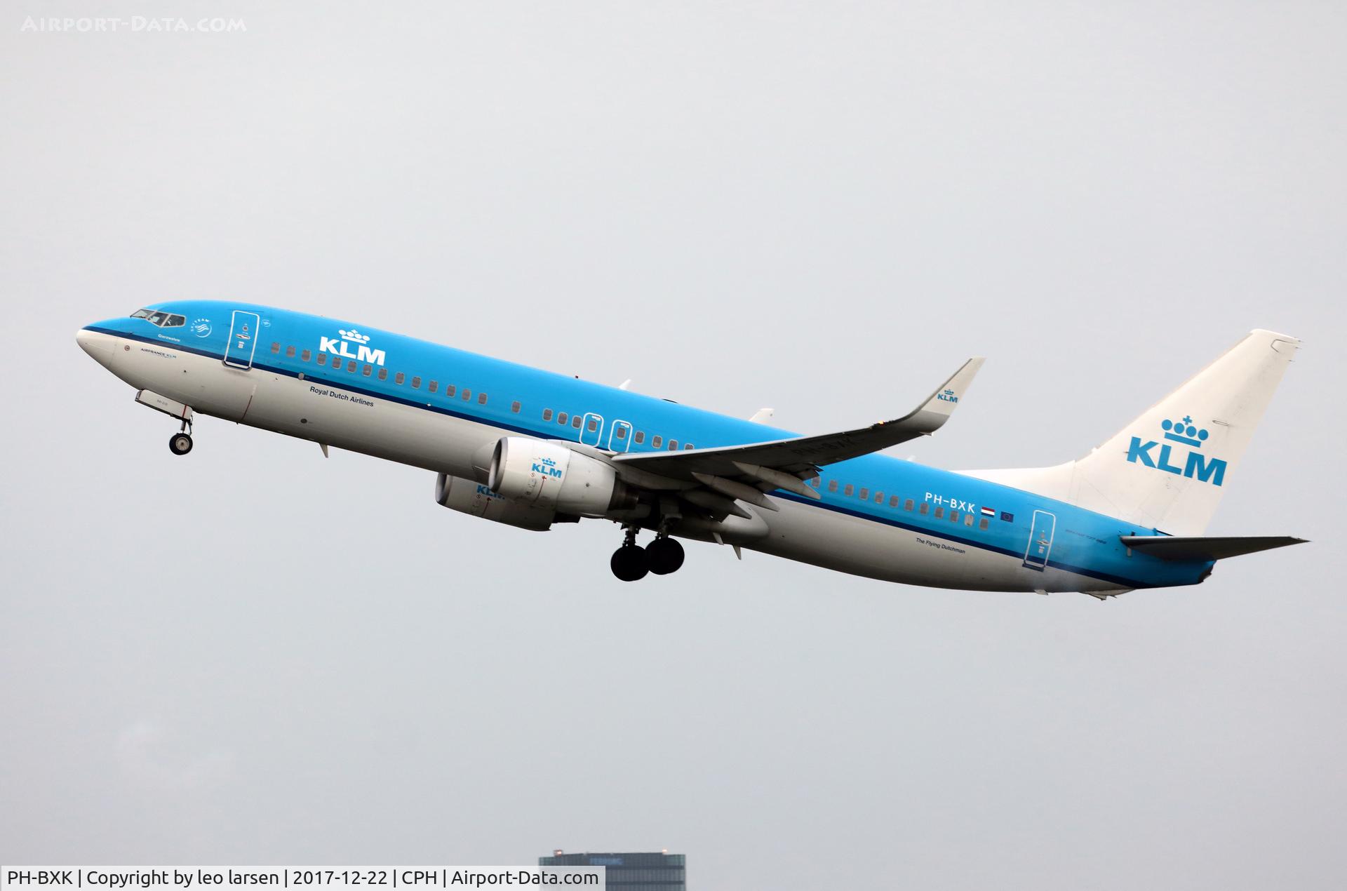 PH-BXK, 2000 Boeing 737-8K2 C/N 29598, Copenhagen 22.12.2017