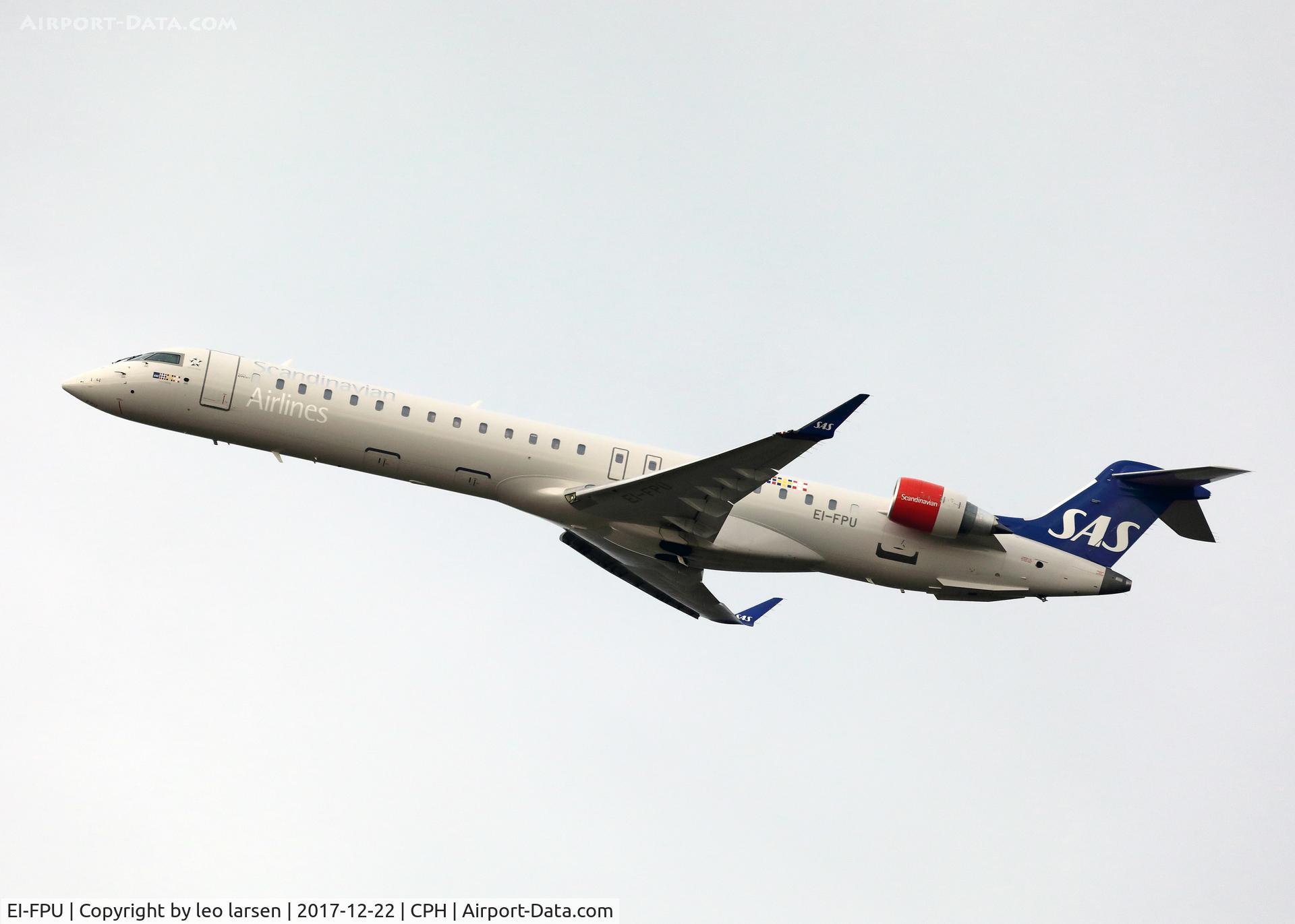 EI-FPU, 2017 Bombardier CRJ-900LR (CL-600-2D24) C/N 15439, Copenhagen
 22.12.2017