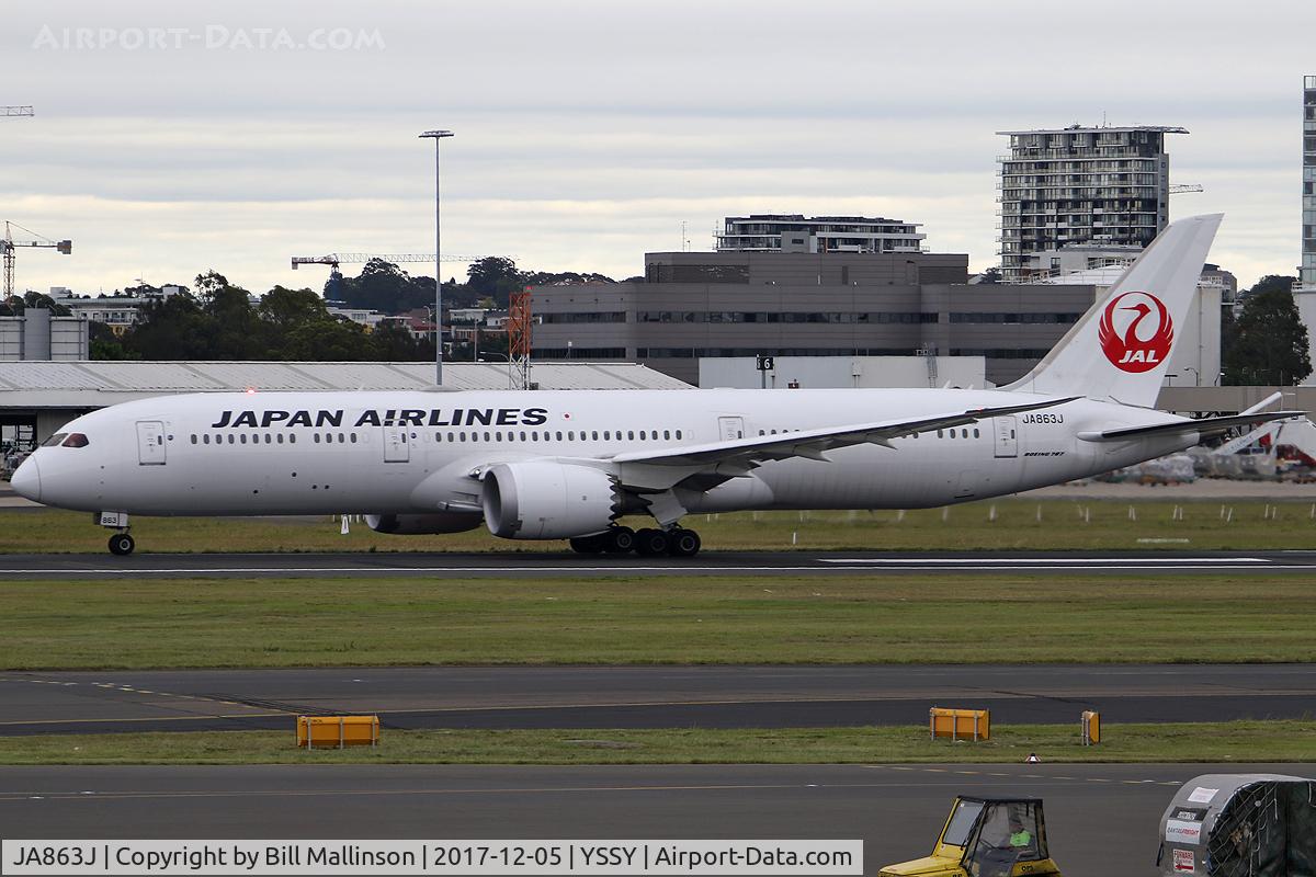 JA863J, 2016 Boeing 787-9 Dreamliner Dreamliner C/N 38137, ROLLING