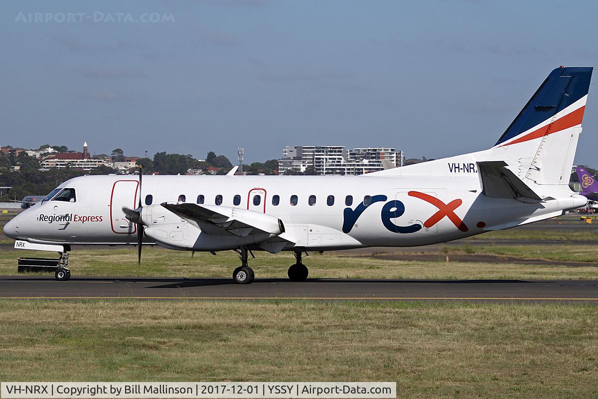 VH-NRX, 1991 Saab 340B C/N 340B-291, TAXIING