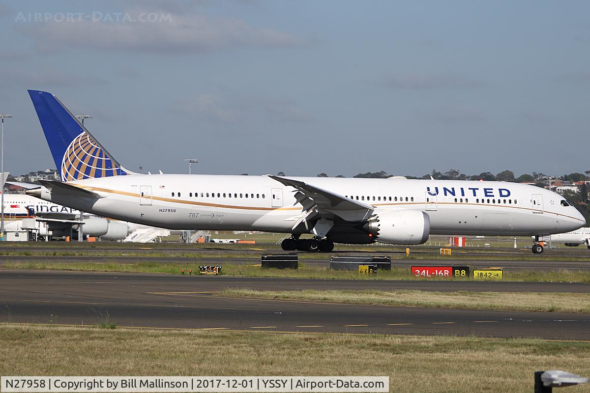 N27958, 2015 Boeing 787-9 Dreamliner C/N 36406, TAXIING