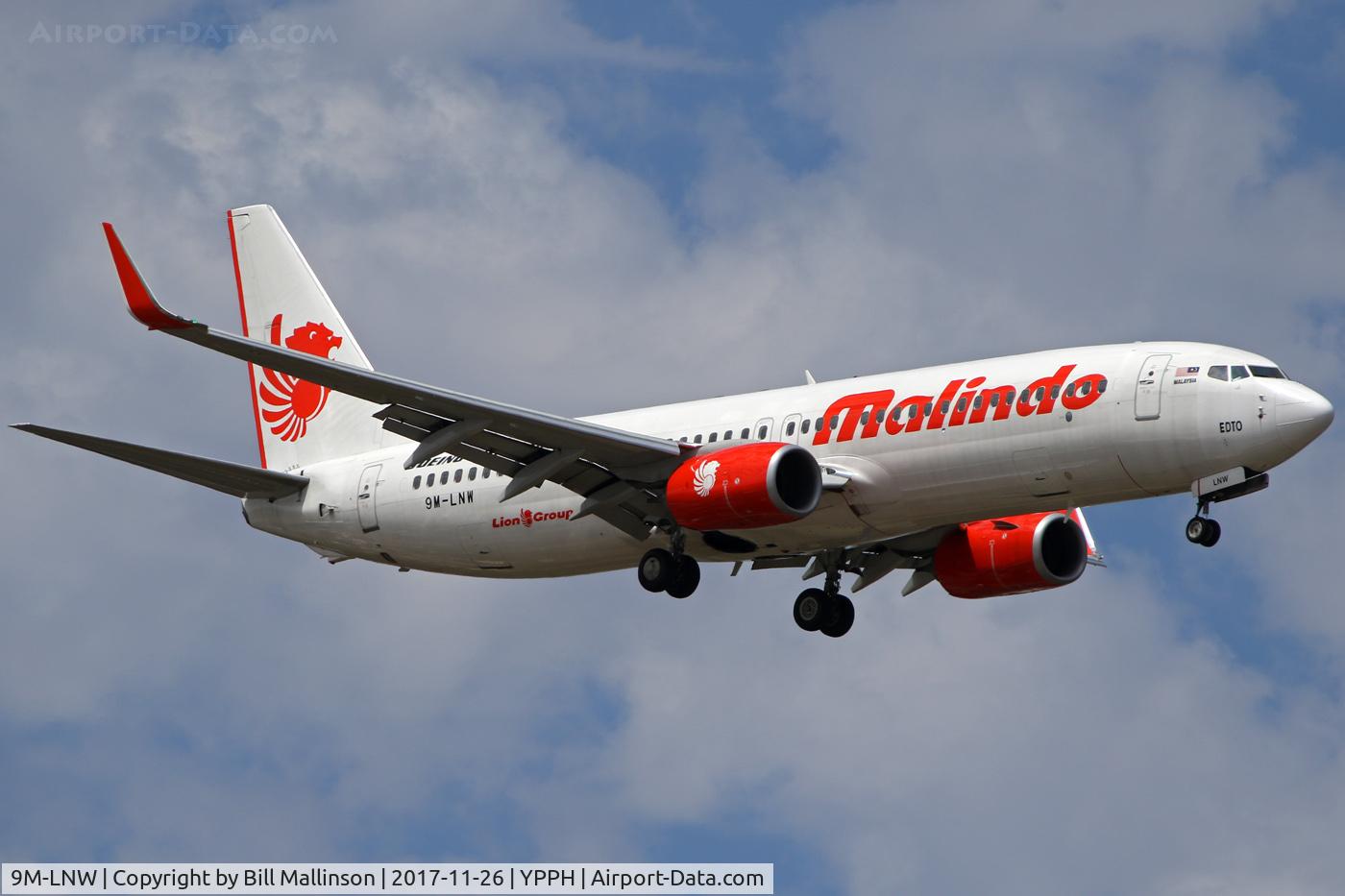 9M-LNW, 2015 Boeing 737-8GP C/N 39875/5616, FINALS T0 21