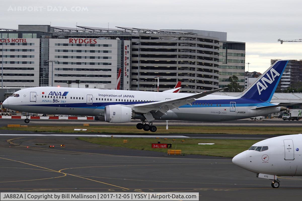JA882A, 2016 Boeing 787-9 Dreamliner C/N 43872, ONTO 16R