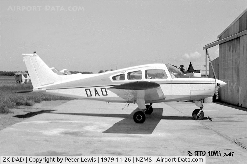 ZK-DAD, Beech A23-24 Musketeer Super III C/N MA-181, T C Williams & K T Lochore, Masterton