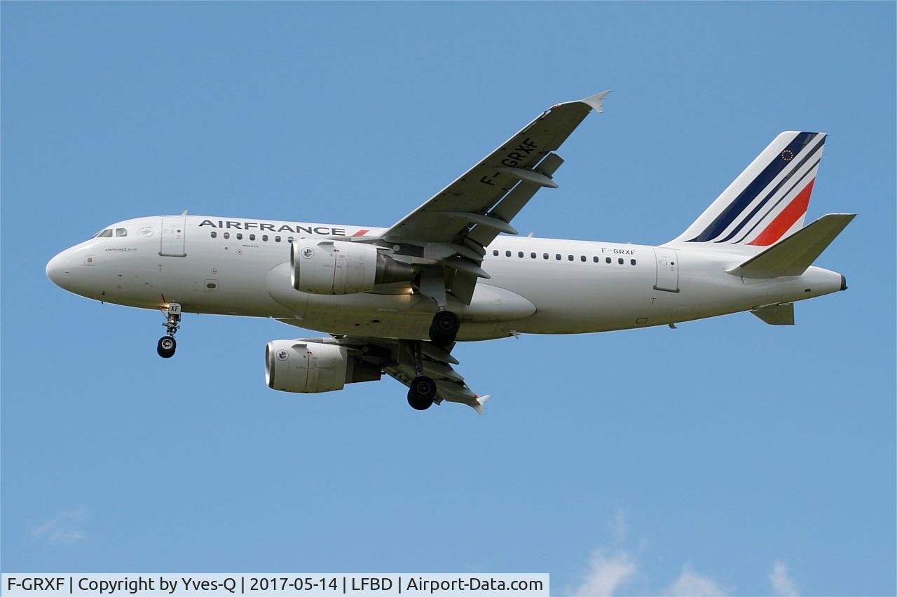 F-GRXF, 2003 Airbus A319-111 C/N 1938, Airbus A319-111, Short approach rwy 23, Bordeaux-Mérignac airport (LFBD-BOD)