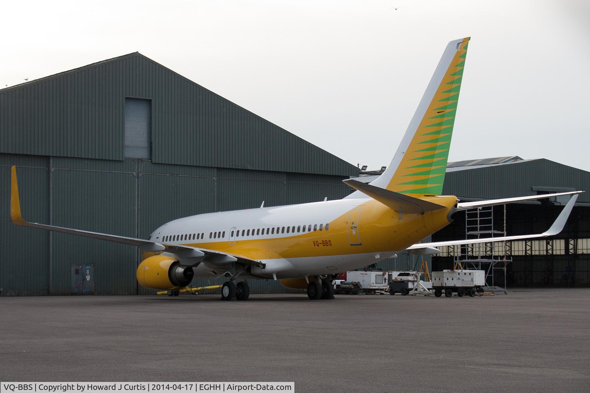 VQ-BBS, 2005 Boeing 737-7AK BBJ C/N 34303, Operated by GAMA Aviation