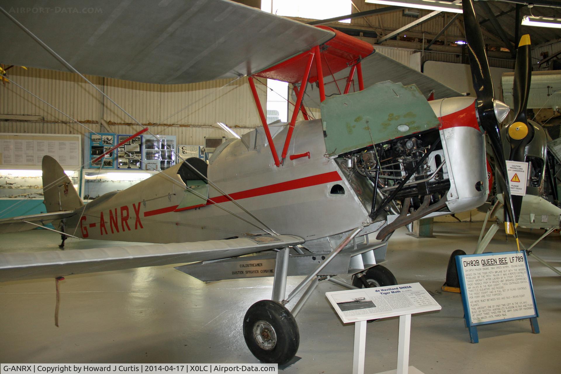 G-ANRX, De Havilland DH-82A Tiger Moth II C/N 3863, At the de Havilland Aircraft Museum
