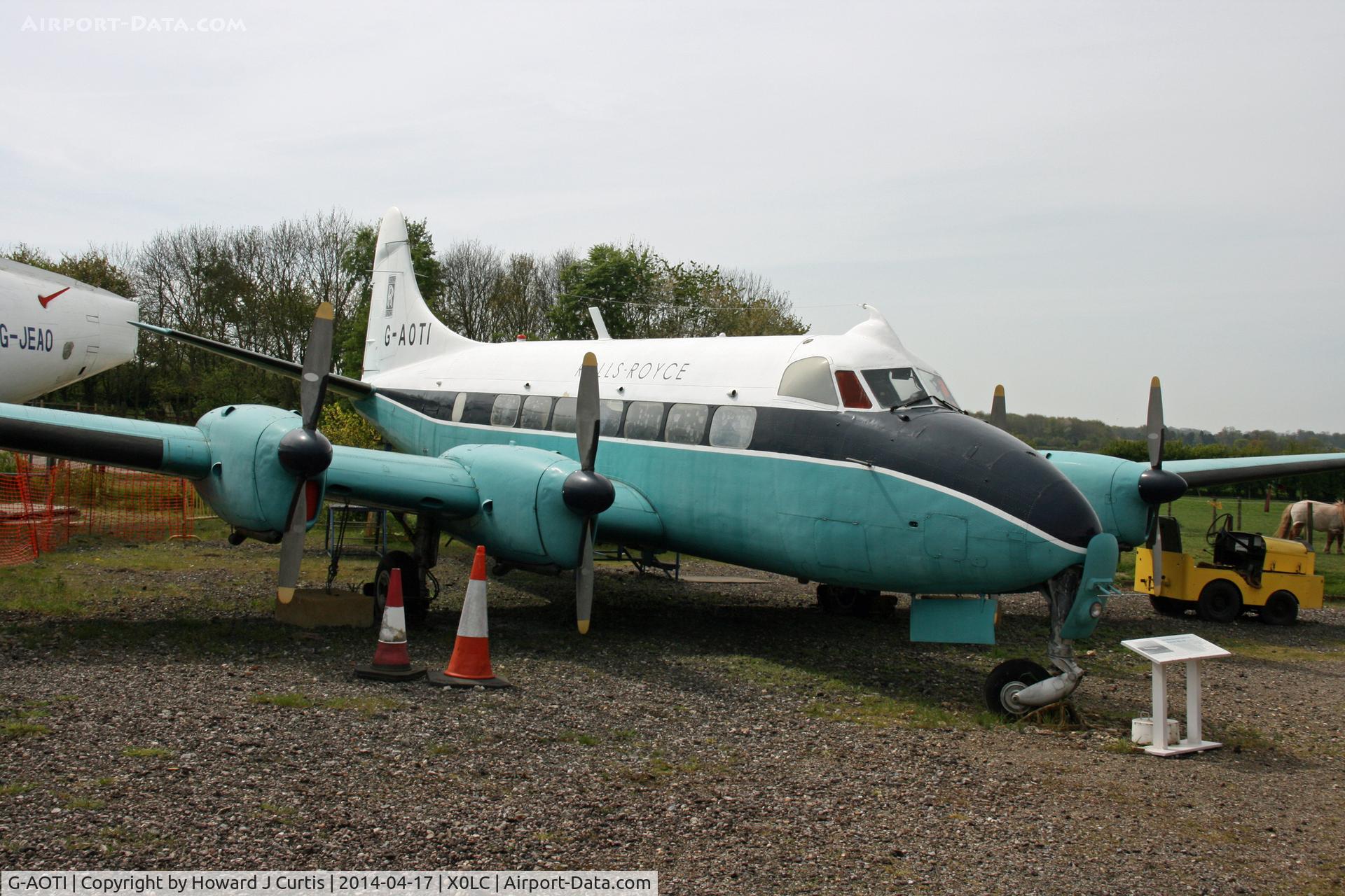 G-AOTI, 1956 De Havilland DH-114 Heron 2D C/N 14107, At the de Havilland Aircraft Museum