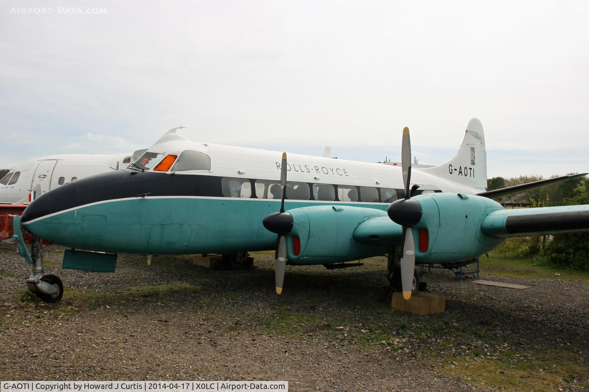 G-AOTI, 1956 De Havilland DH-114 Heron 2D C/N 14107, At the de Havilland Aircraft Museum