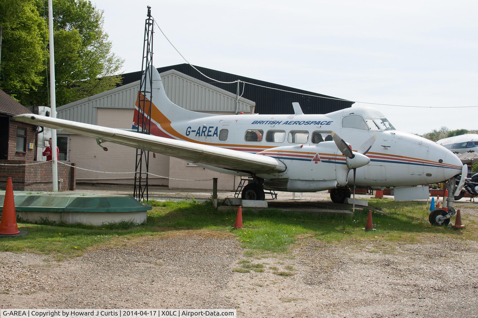 G-AREA, 1961 De Havilland DH-104 Dove 8 C/N 04520, At the de Havilland Aircraft Museum