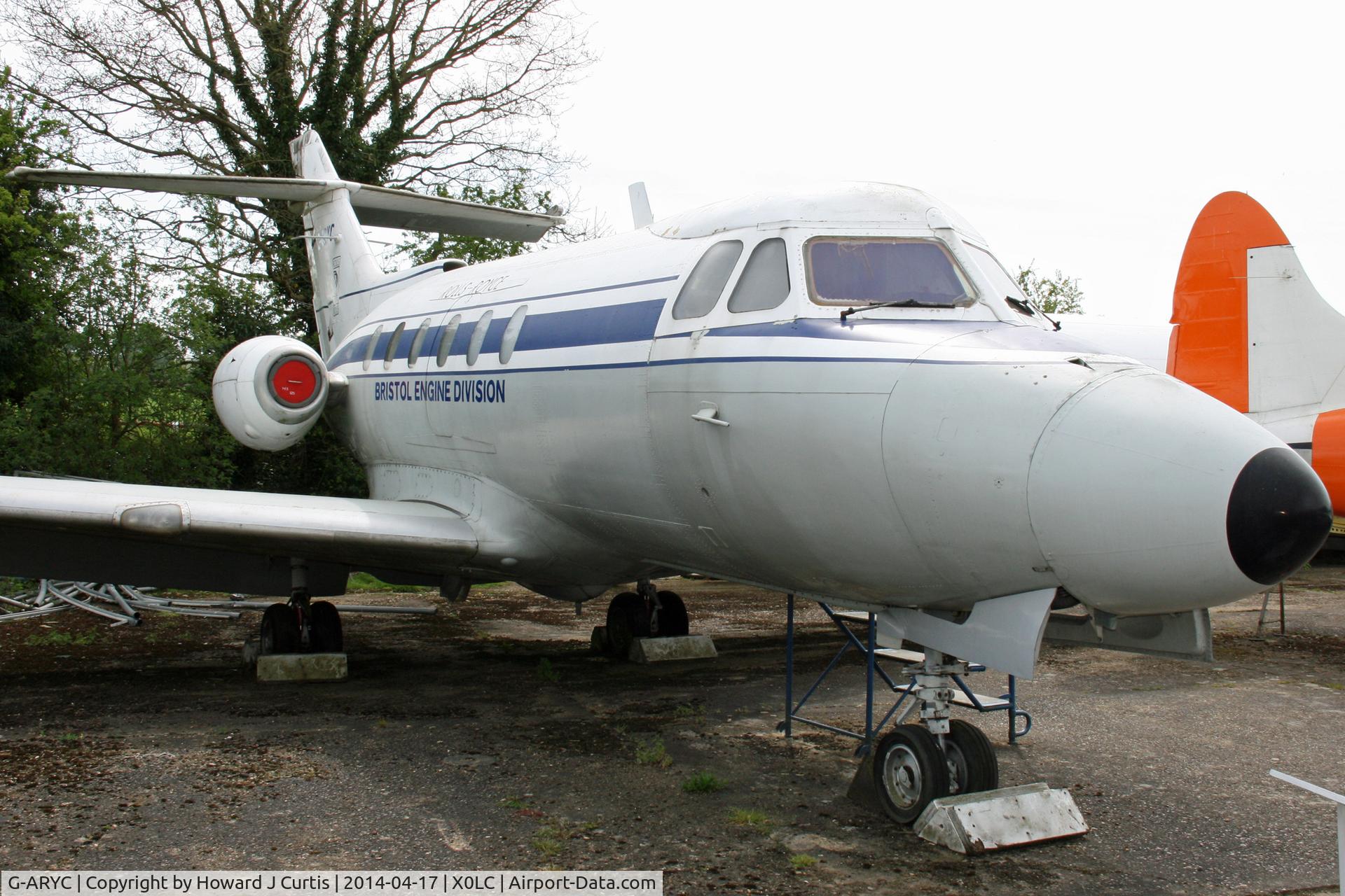 G-ARYC, 1963 De Havilland DH-125 Series 1/521 C/N 25003, At the de Havilland Aircraft Museum