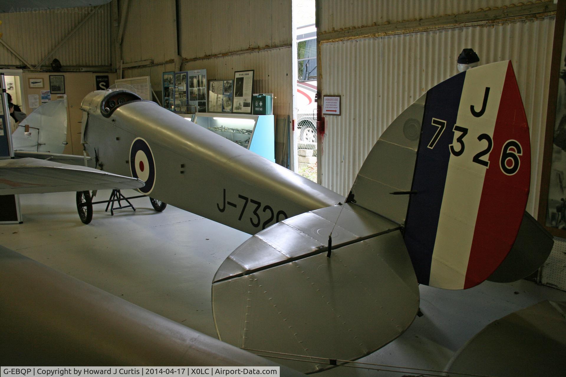 G-EBQP, 1924 De Havilland DH-53 Humming Bird C/N 114, At the de Havilland Aircraft Museum
