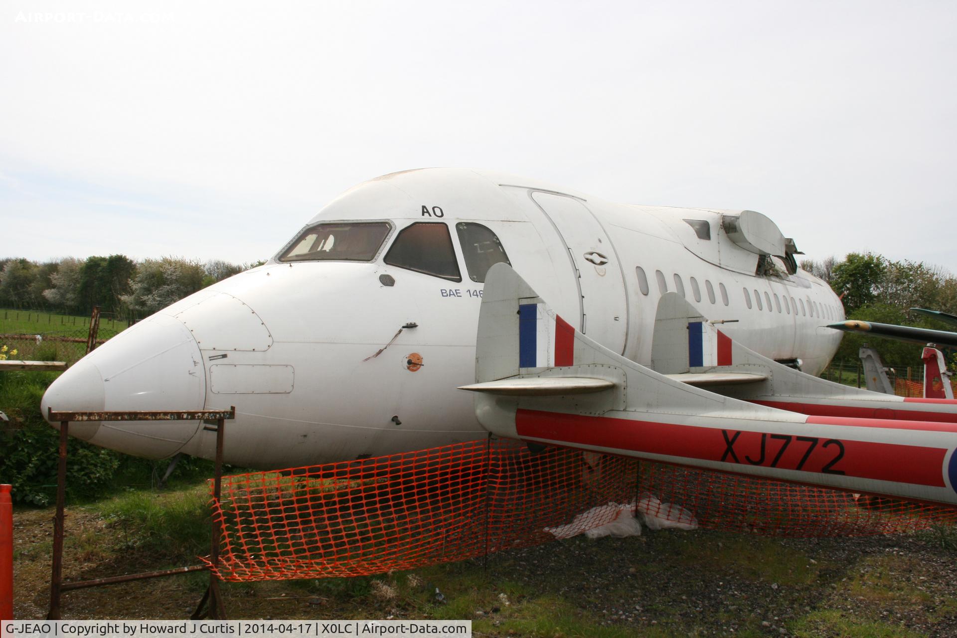 G-JEAO, 1983 British Aerospace BAe.146-100 C/N E1010, At the de Havilland Aircraft Museum