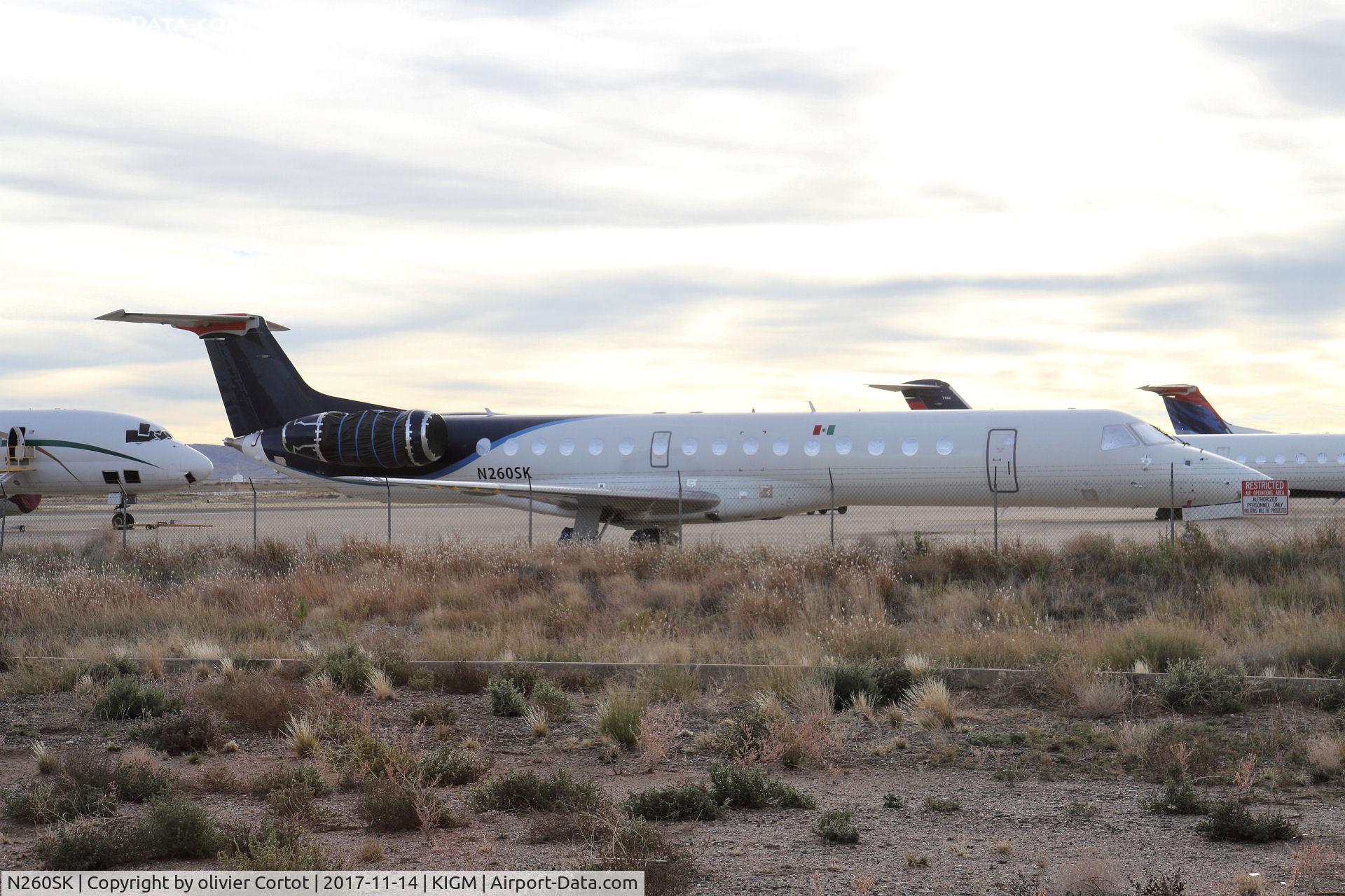 N260SK, 1999 Embraer ERJ-145LR (EMB-145LR) C/N 145128, to the scrapyard