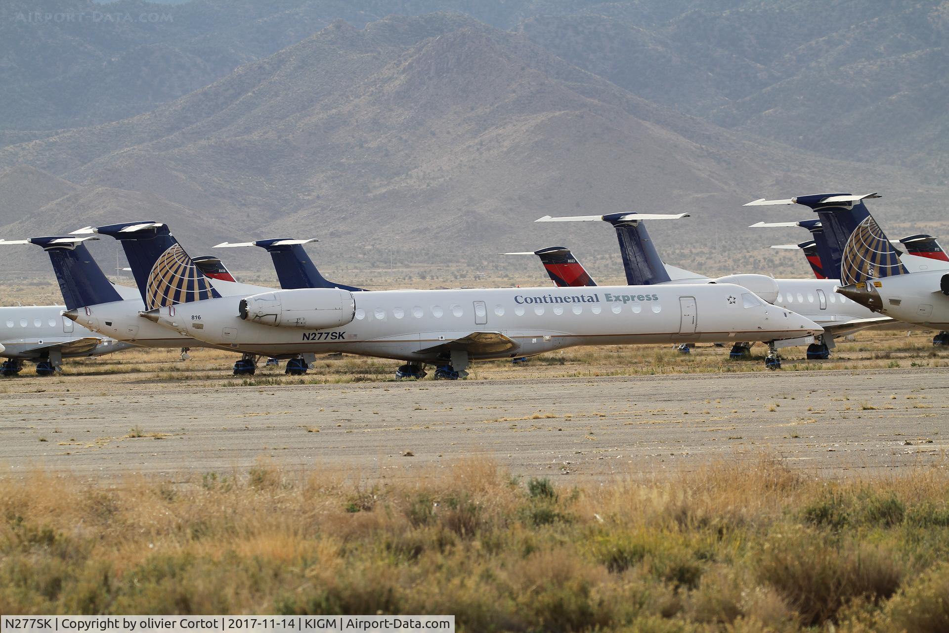 N277SK, 2000 Embraer ERJ-145LR (EMB-145LR) C/N 145355, now in kingman