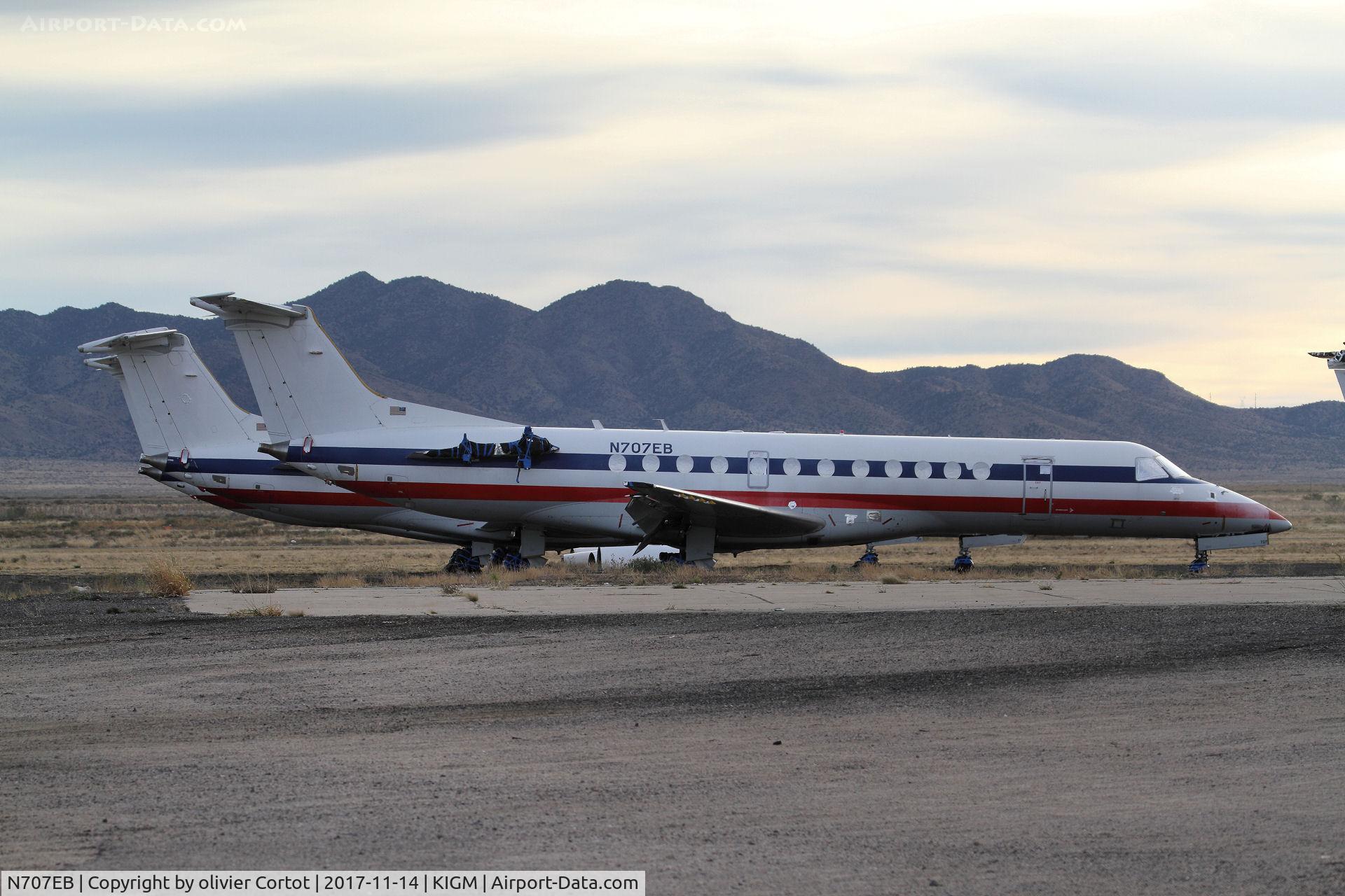 N707EB, 1999 Embraer ERJ-135LR (EMB-135LR) C/N 145195, scrapped