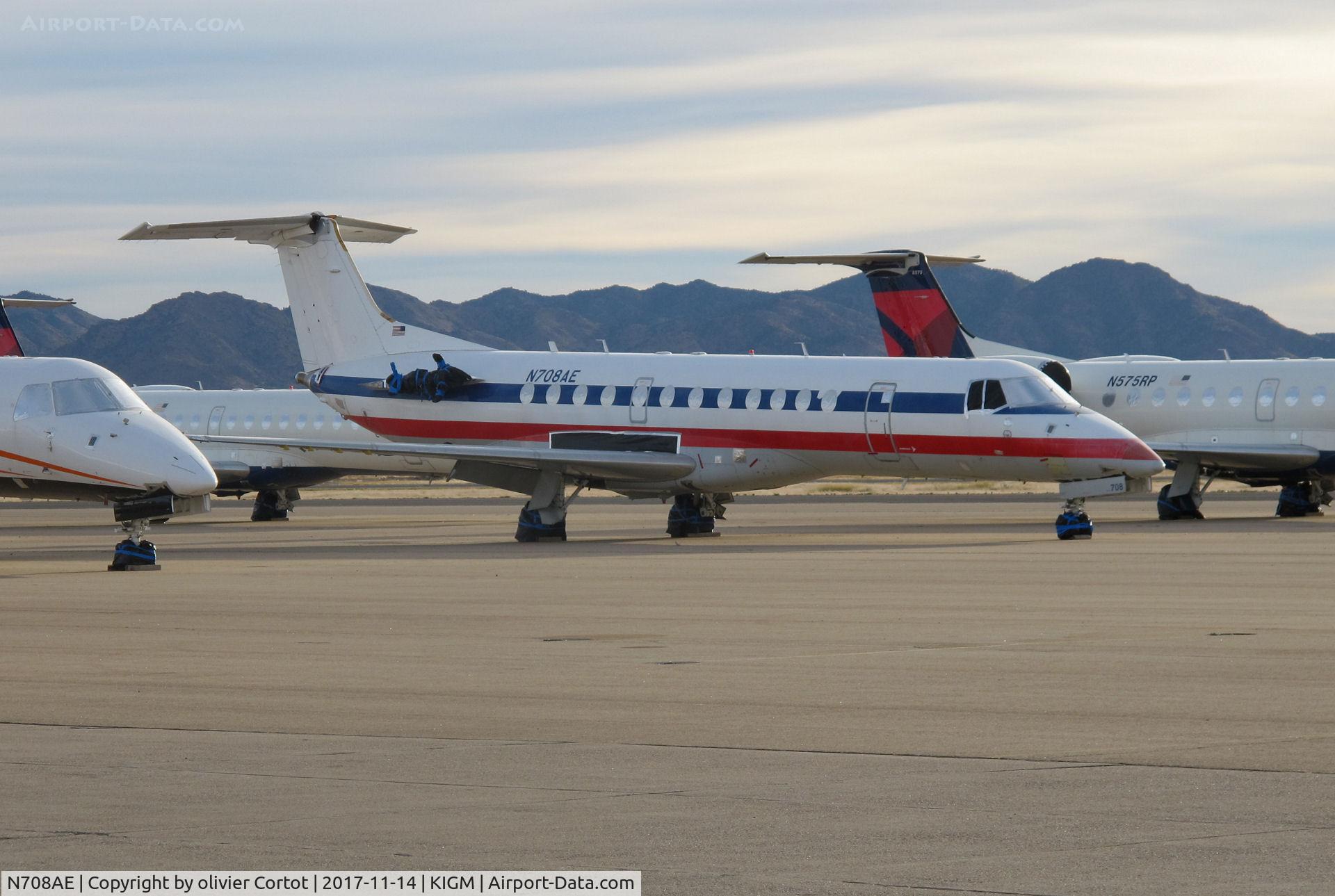 N708AE, 1999 Embraer ERJ-135LR (EMB-135LR) C/N 145205, to the scrapyard