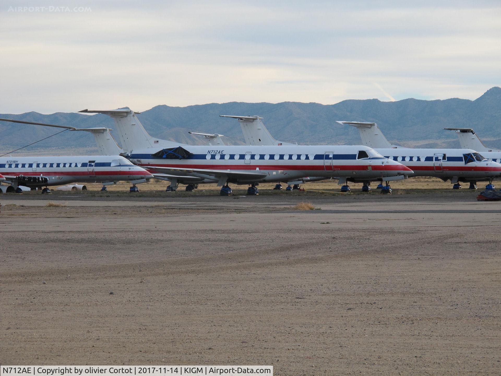 N712AE, 2000 Embraer ERJ-135LR (EMB-135LR) C/N 145247, scrapped