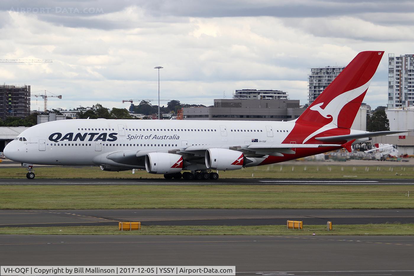 VH-OQF, 2009 Airbus A380-842 C/N 029, ROLLING
