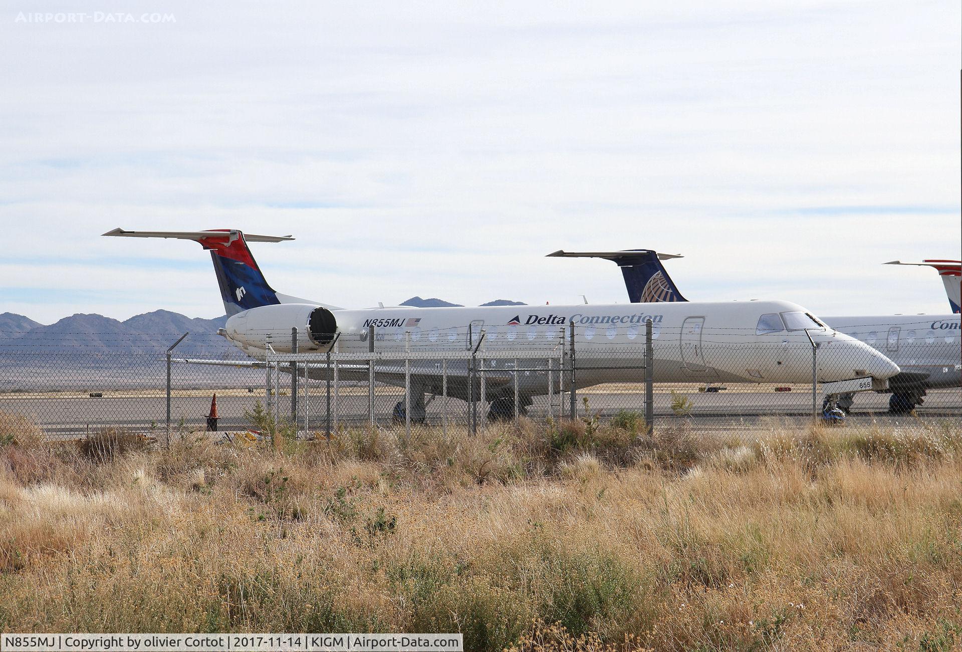 N855MJ, 2002 Embraer ERJ-145LR (EMB-145LR) C/N 145614, to be scrapped