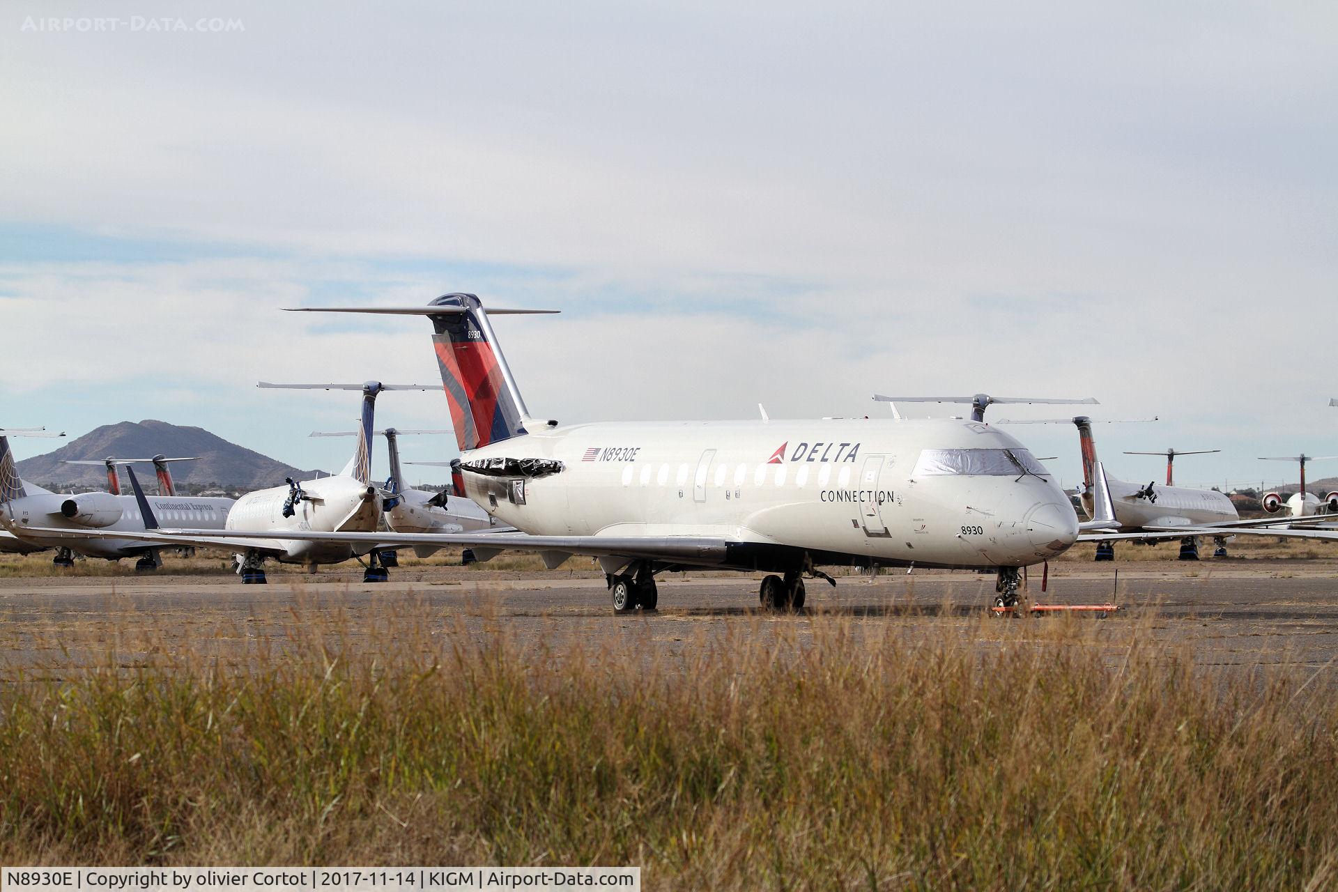 N8930E, 2004 Canadair CRJ-440 (CL-600-2B19) Regional Jet C/N 7930, to be scrapped