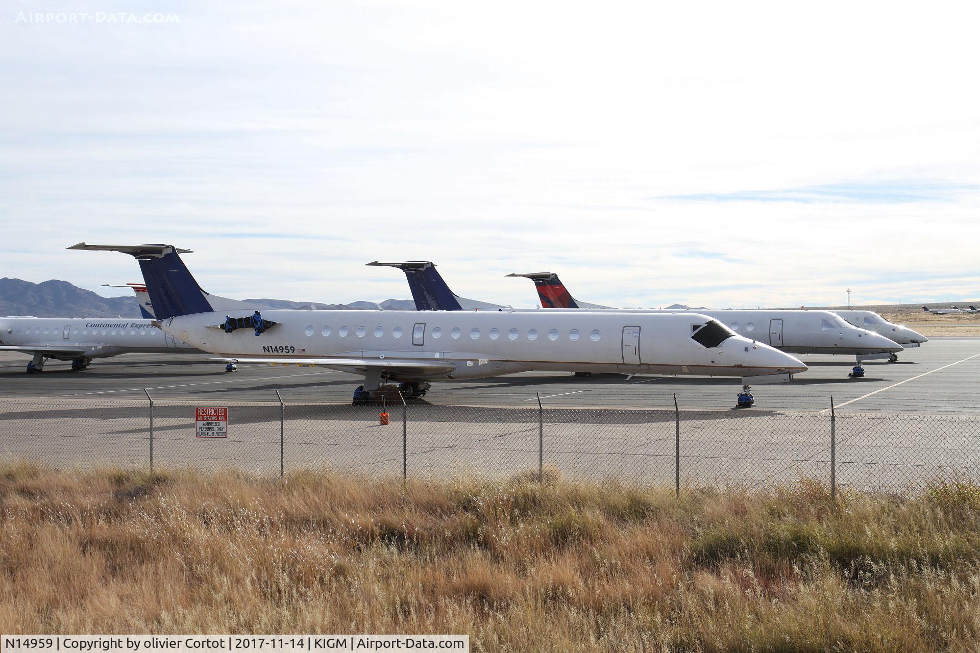 N14959, 1998 Embraer ERJ-145LR (EMB-145LR) C/N 145091, to the scrapyard
