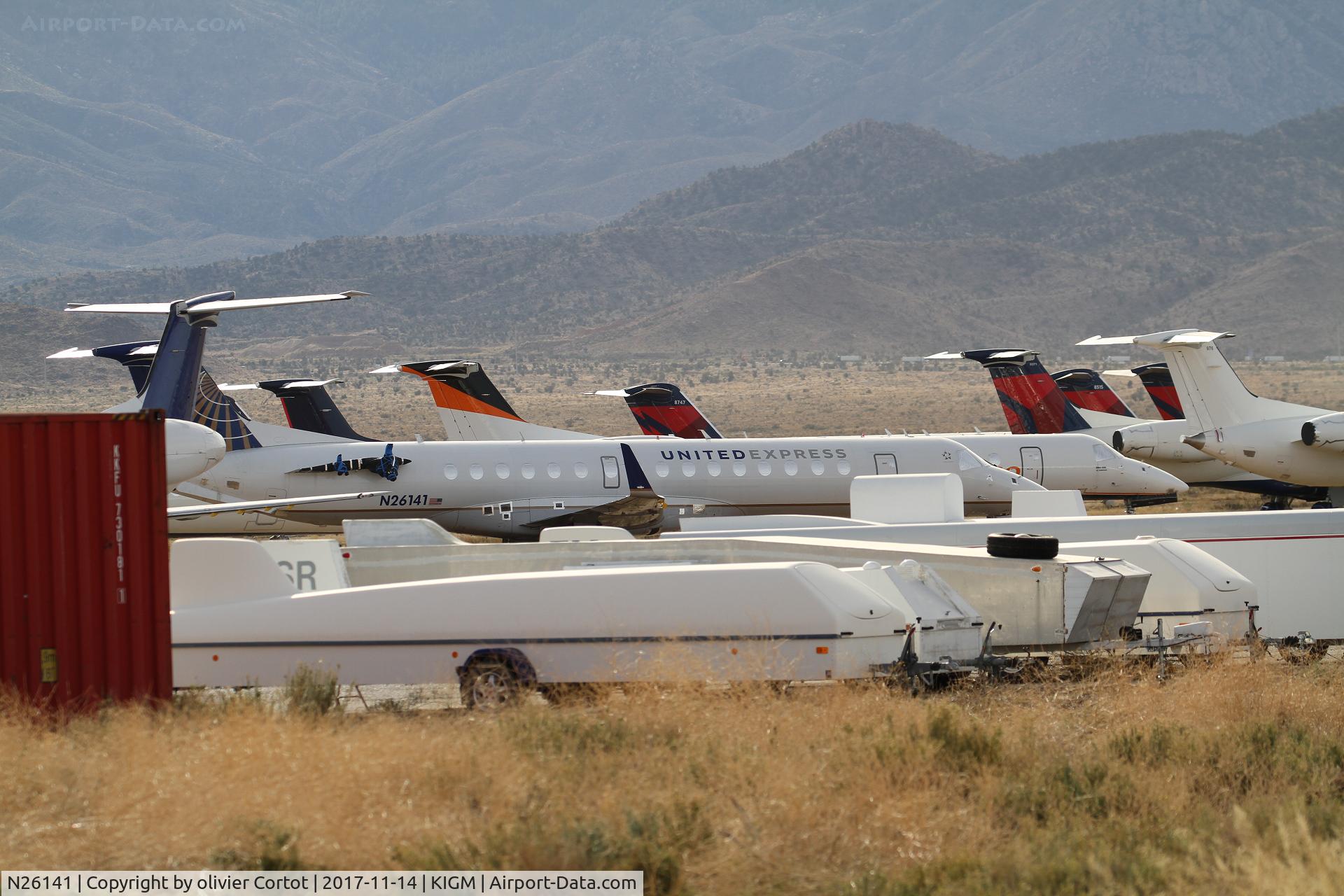 N26141, 2003 Embraer ERJ-145XR (EMB-145XR) C/N 145733, Kingman airport
