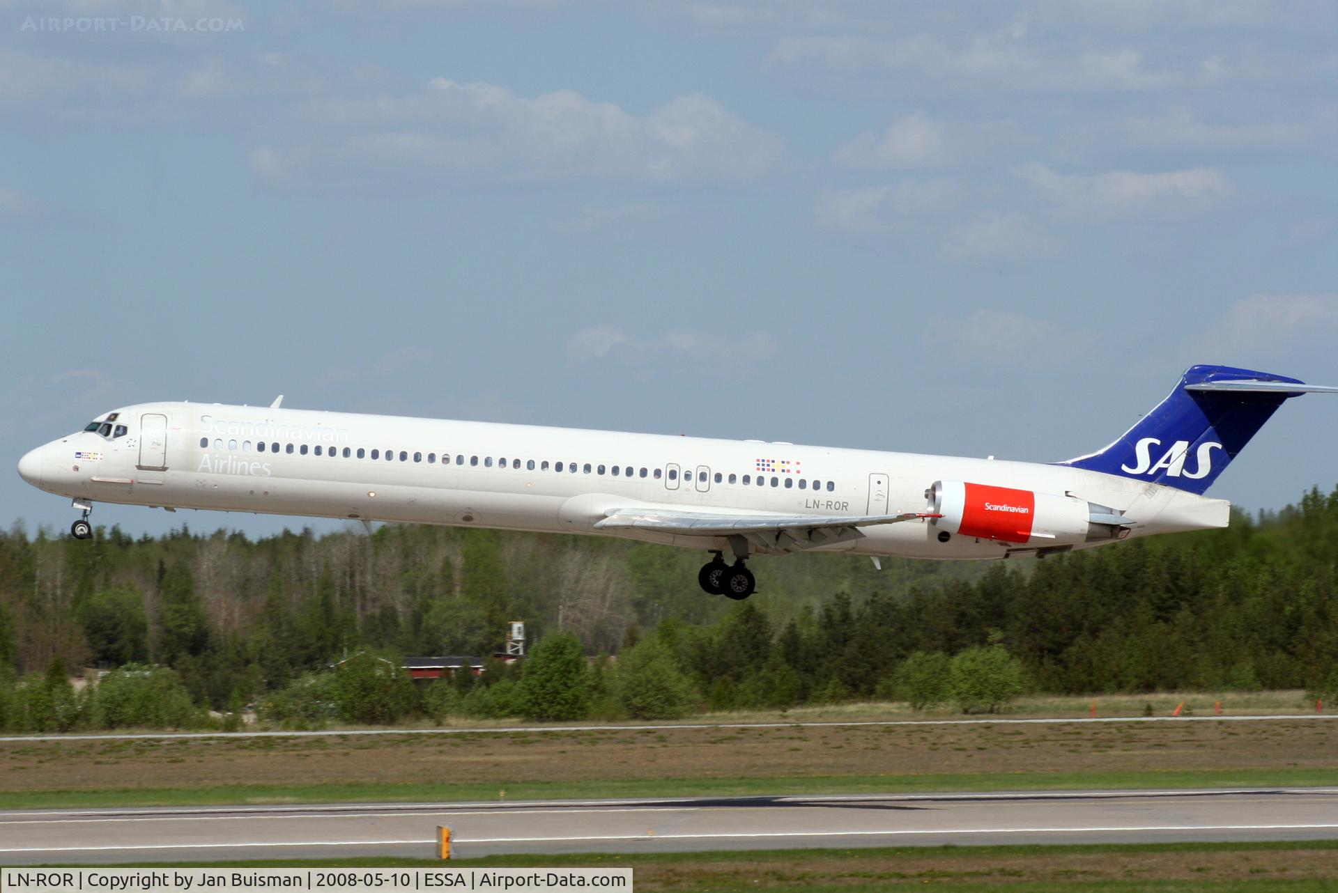 LN-ROR, 1985 McDonnell Douglas MD-82 (DC-9-82) C/N 49385, SAS, currently N429NV Allegiant Air